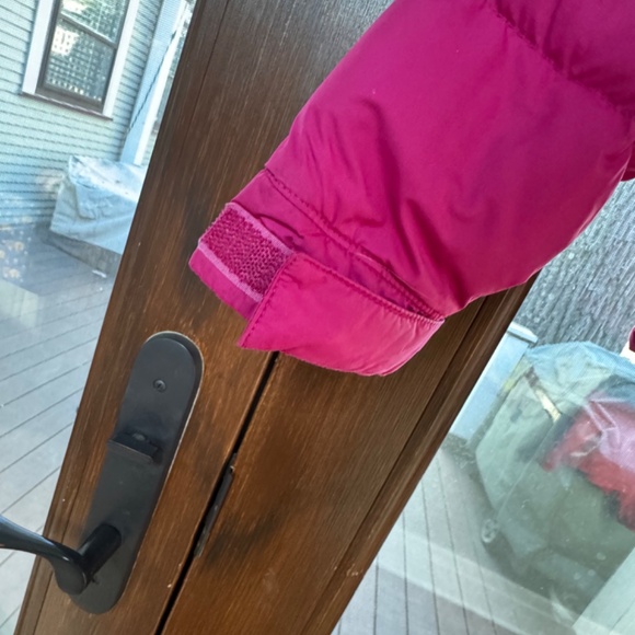 The North Face 700 Puffer Down Jacket Pink Red Womens Small Coat Insulated Ski - Picture 7 of 12